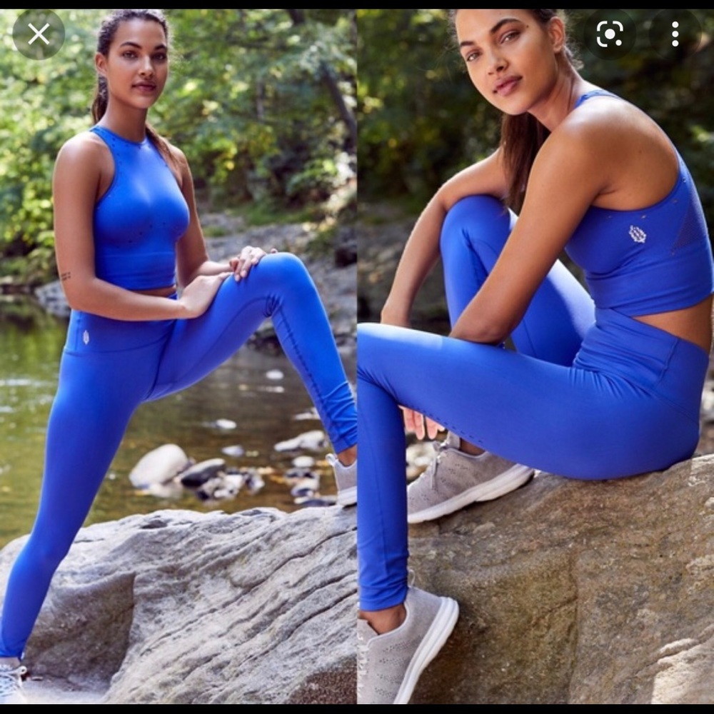 Free People leggings blue XS